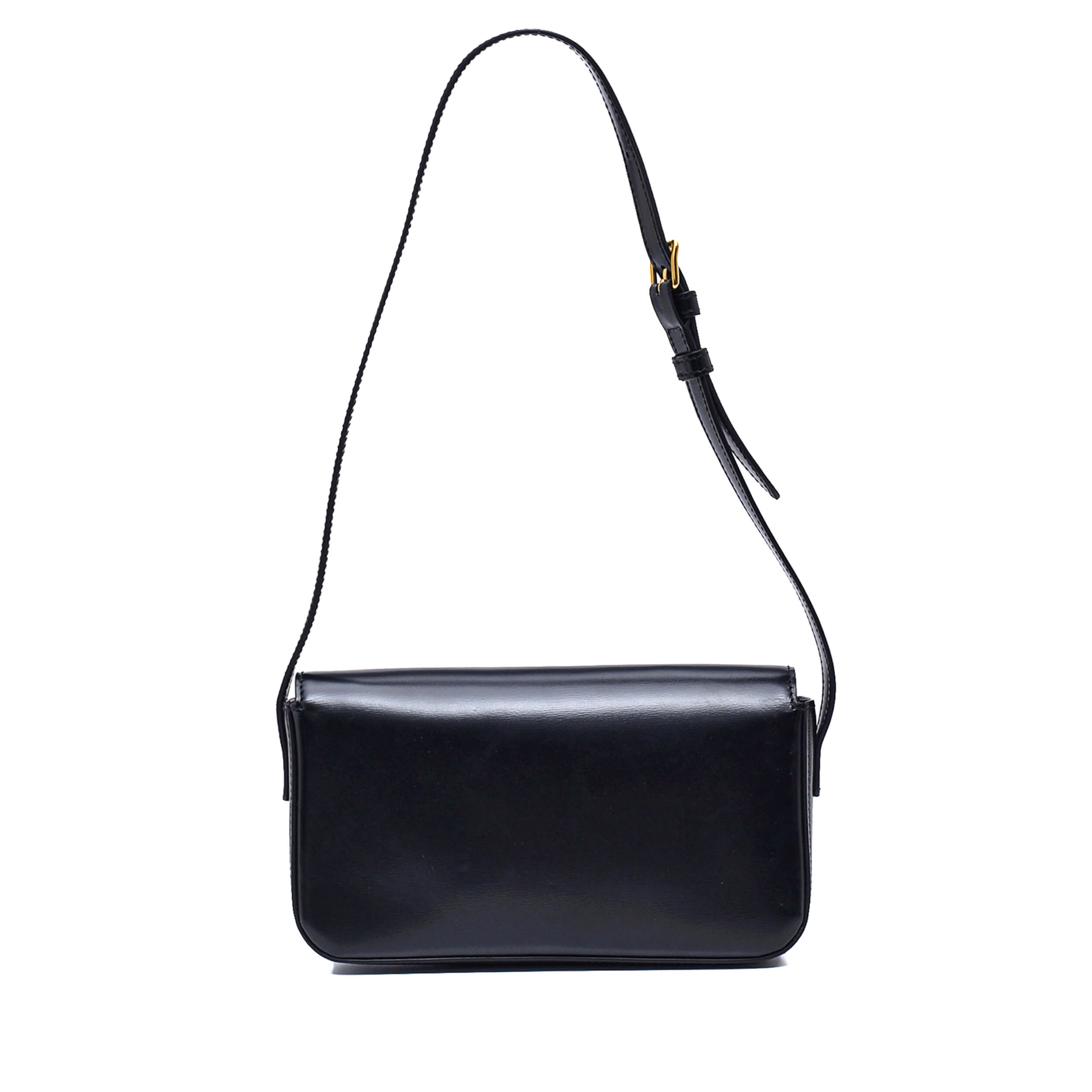 Celine - Black Leather Triomphe Bag 